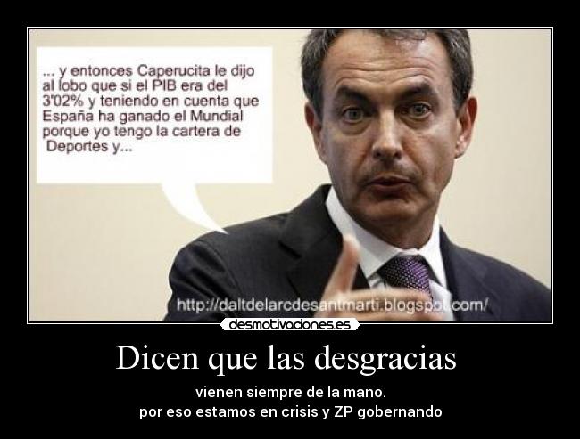 Dicen que las desgracias  - 