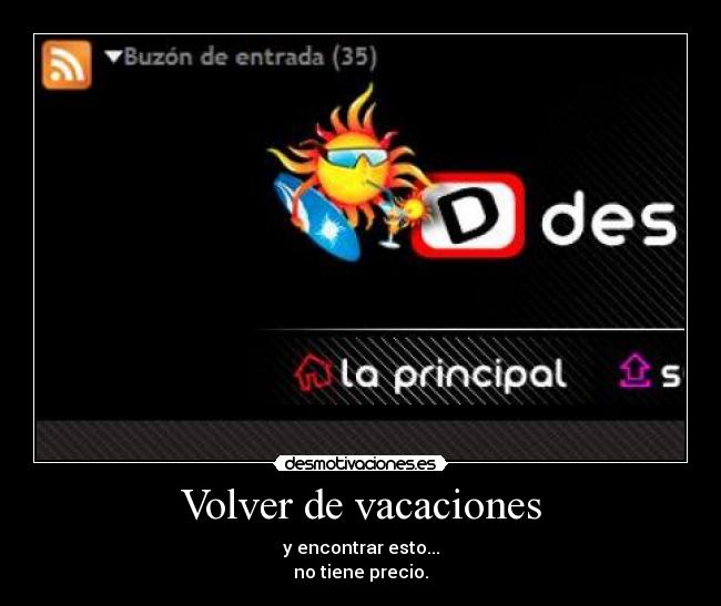 Volver de vacaciones - 