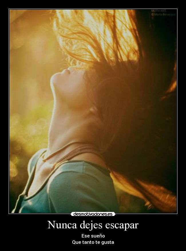 Nunca dejes escapar - 
