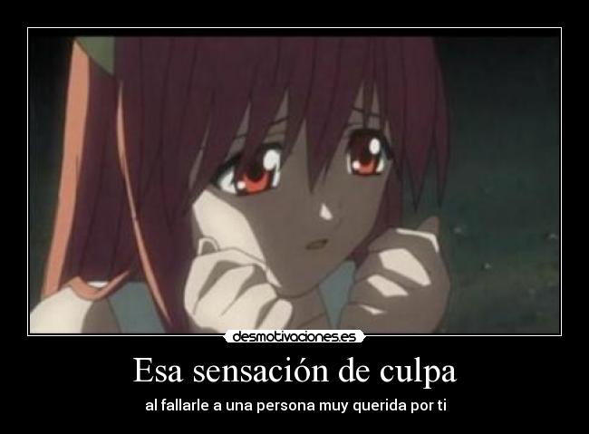 Esa sensación de culpa -