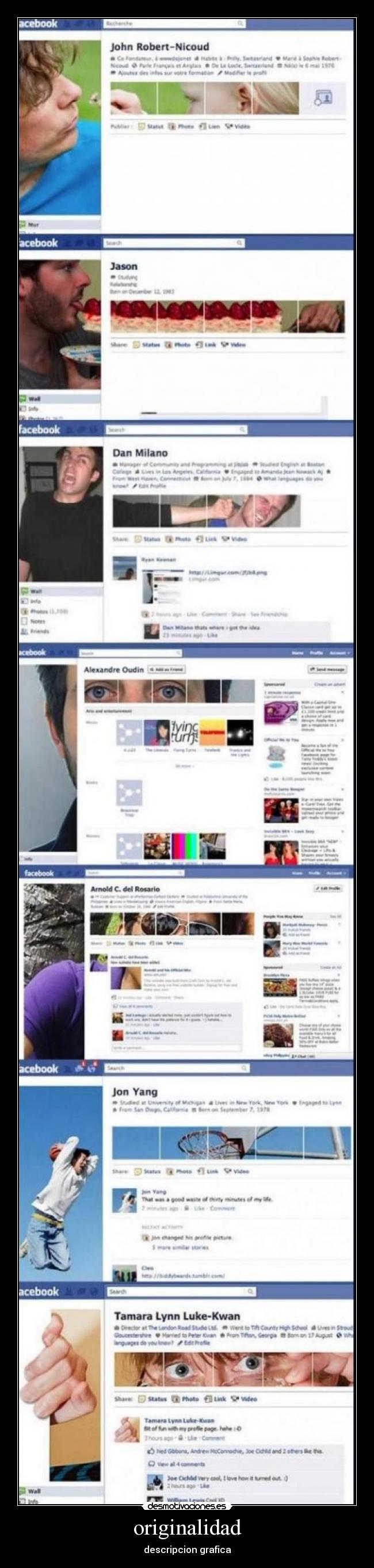 originalidad - descripcion grafica