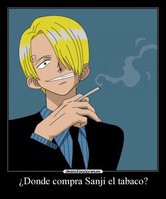 ¿Donde compra Sanji el tabaco? - 