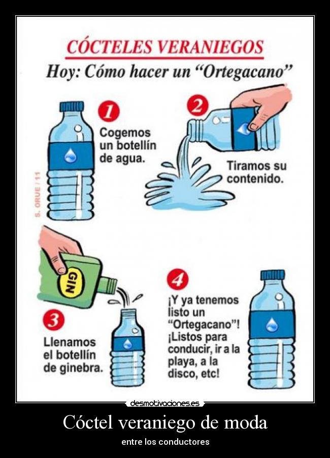 Cóctel veraniego de moda - entre los conductores