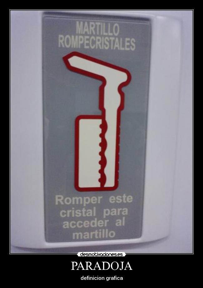 PARADOJA - definicion grafica