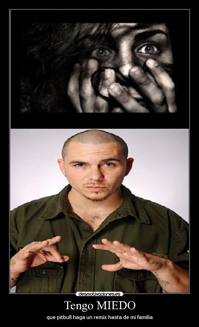 Tengo MIEDO - que pitbull haga un remix hasta de mi familia