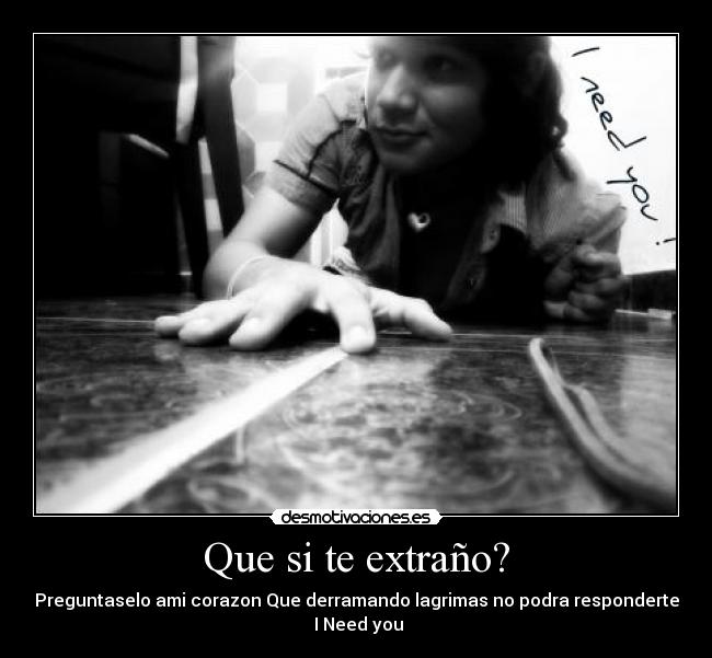 Que si te extraño? - 