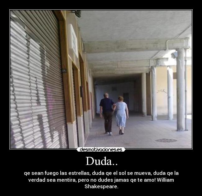 Duda.. -