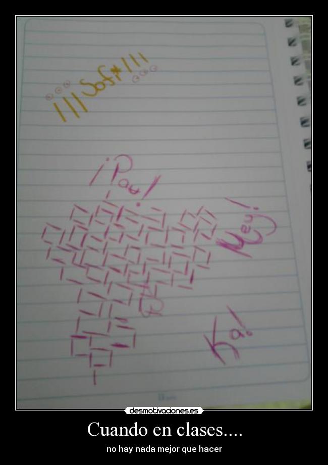 Cuando en clases.... - 