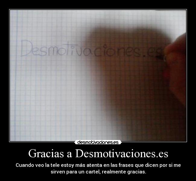 Gracias a Desmotivaciones.es - 