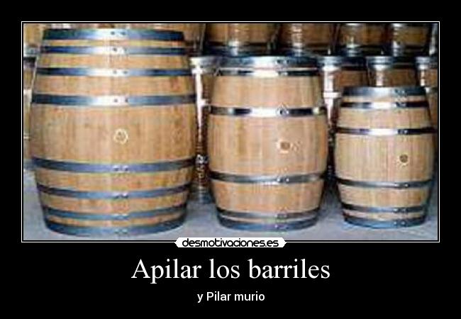 Apilar los barriles - 