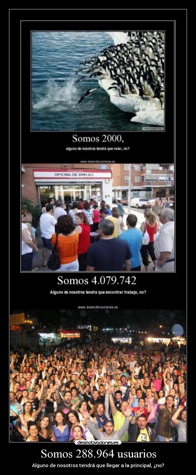 Somos 288.964 usuarios -