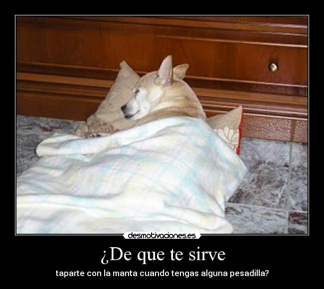 ¿De que te sirve - 