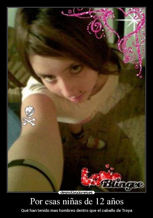 Por esas niñas de 12 años -