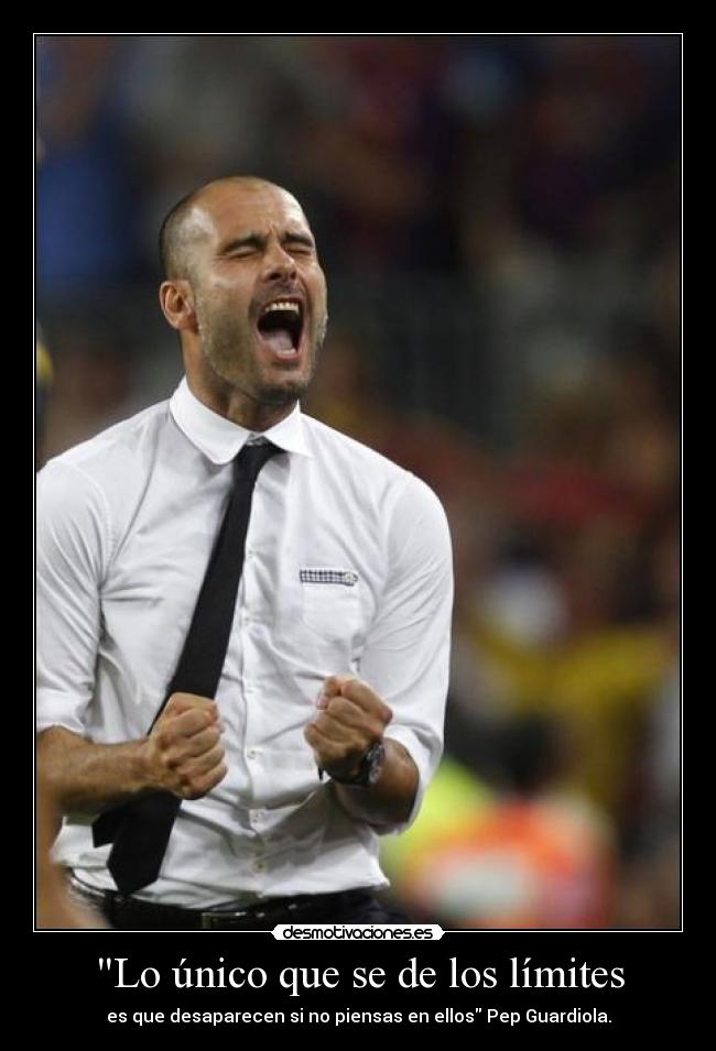 Lo único que se de los límites -