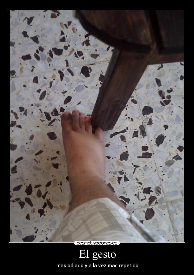 El gesto -