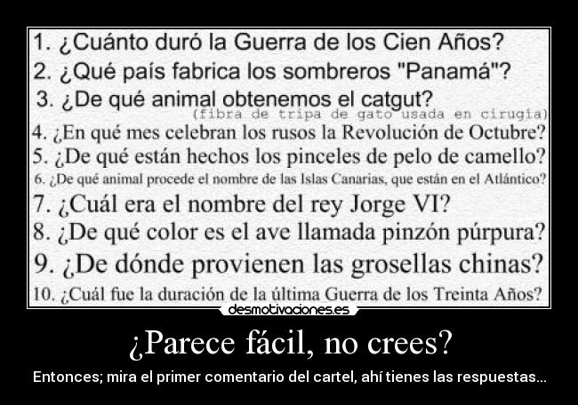 ¿Parece fácil, no crees? - 