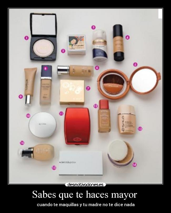 Sabes que te haces mayor  - 