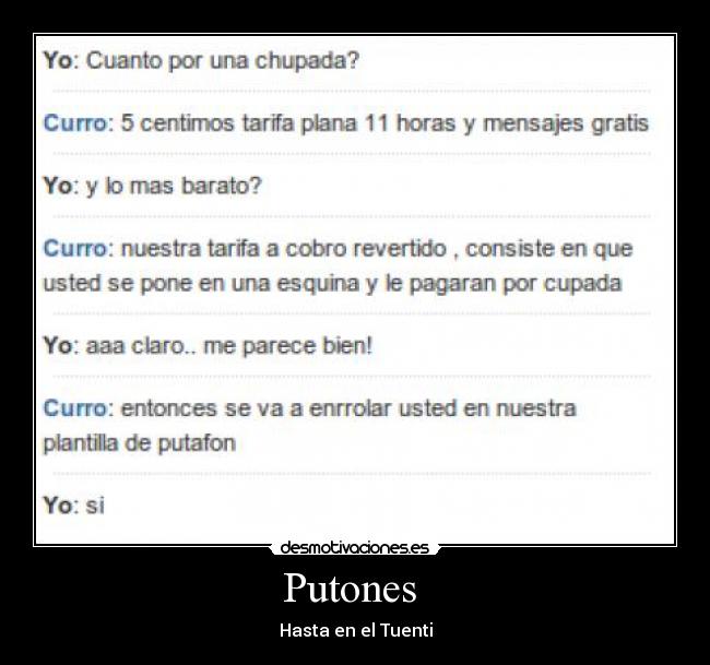 Putones  - Hasta en el Tuenti