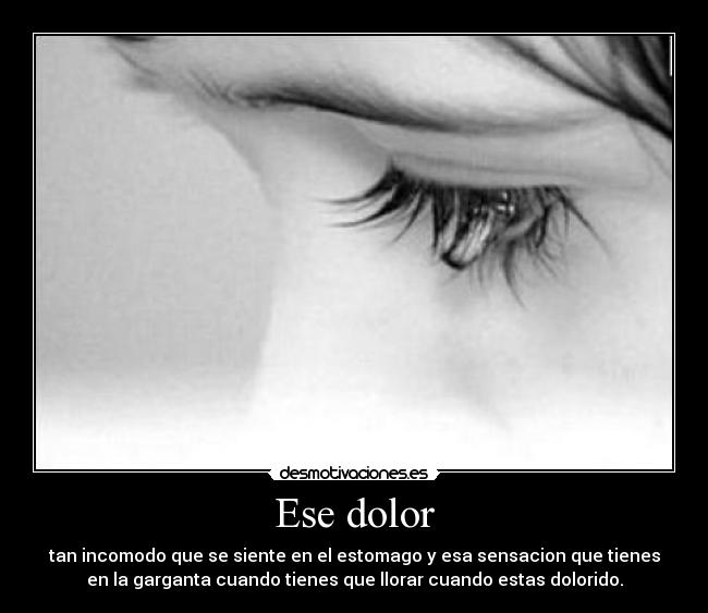 Ese dolor - 