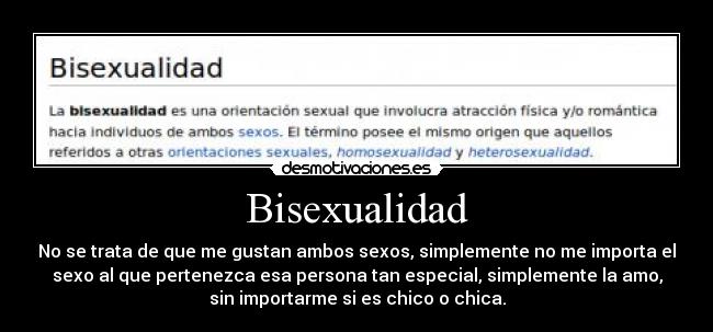 Bisexualidad - 