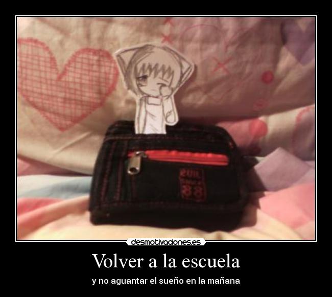 Volver a la escuela - y no aguantar el sueño en la mañana