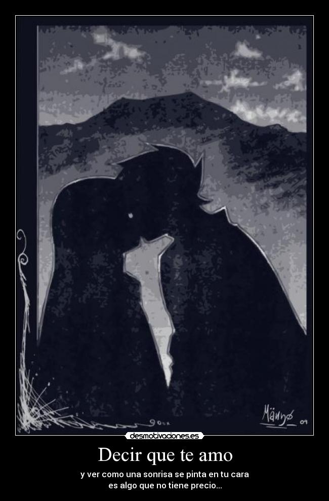 Decir que te amo -