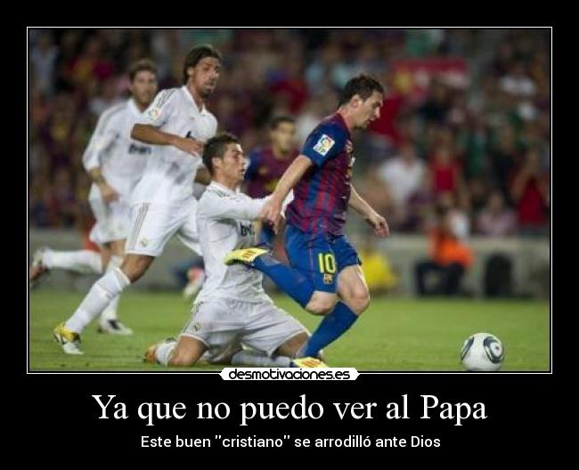 Ya que no puedo ver al Papa - Este buen cristiano se arrodilló ante Dios