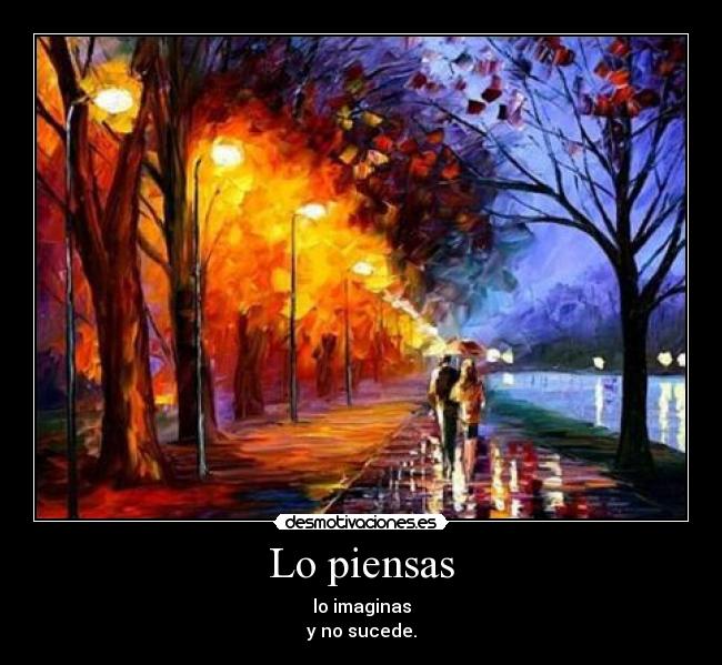 Lo piensas - 