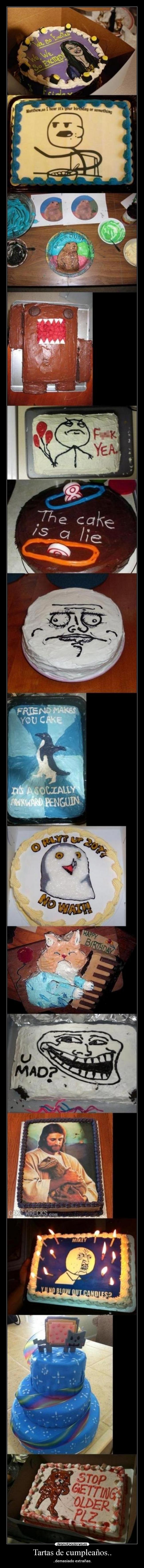 Tartas de cumpleaños.. -