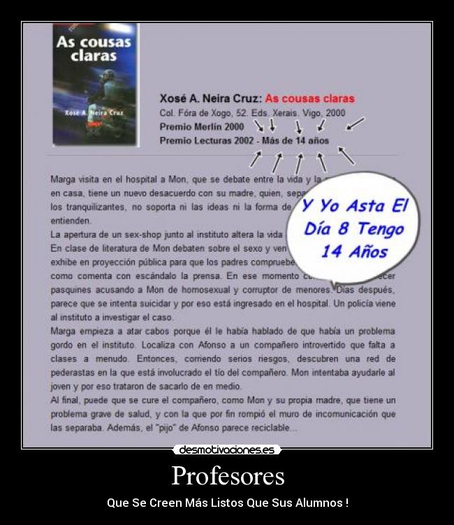 Profesores - Que Se Creen Más Listos Que Sus Alumnos !