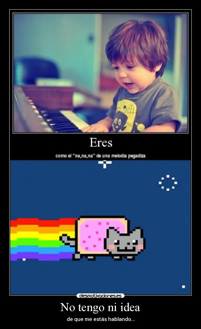 carteles nyan cat na melodia pegadiza cancion desmotivaciones