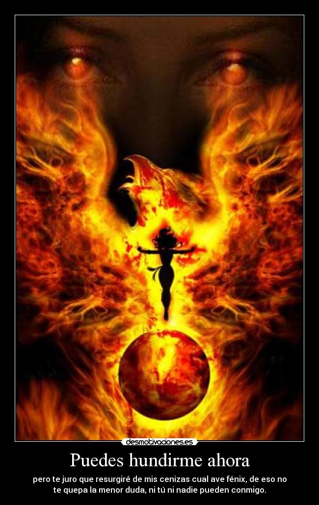 Puedes hundirme ahora -