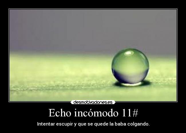 Echo incómodo 11# -