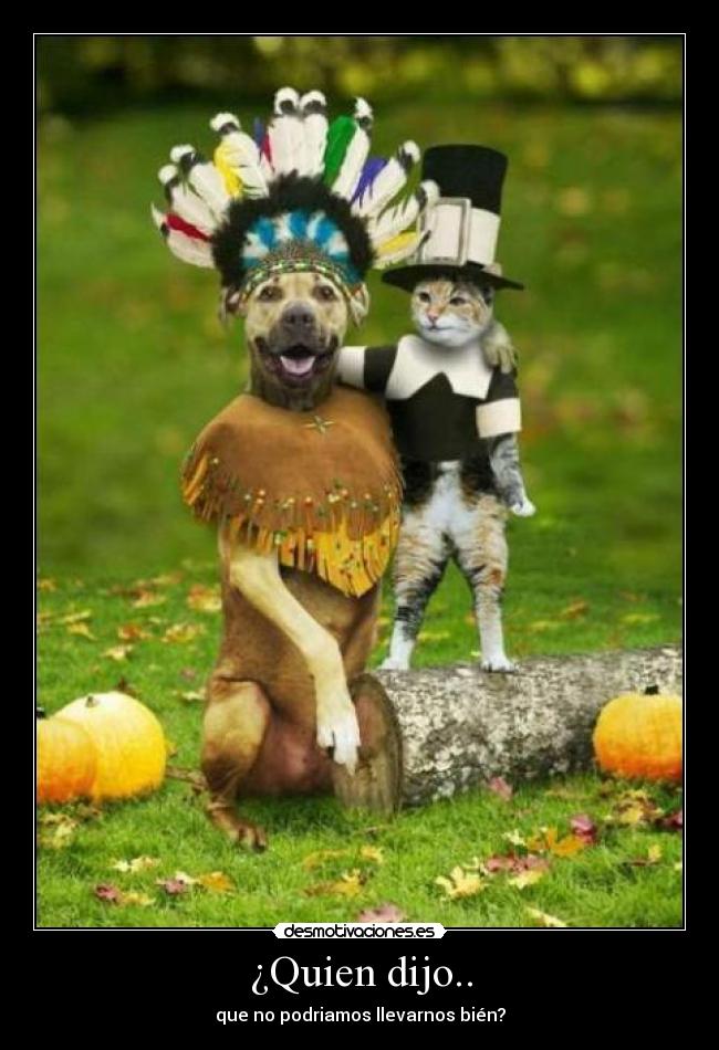 ¿Quien dijo.. - que no podriamos llevarnos bién?