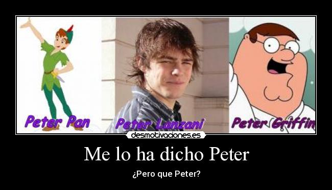 Me lo ha dicho Peter - 