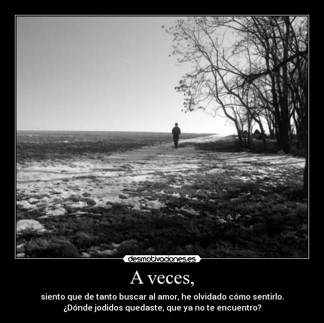 A veces, - 