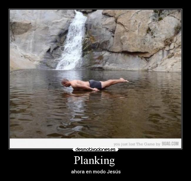 Planking  - ahora en modo Jesús