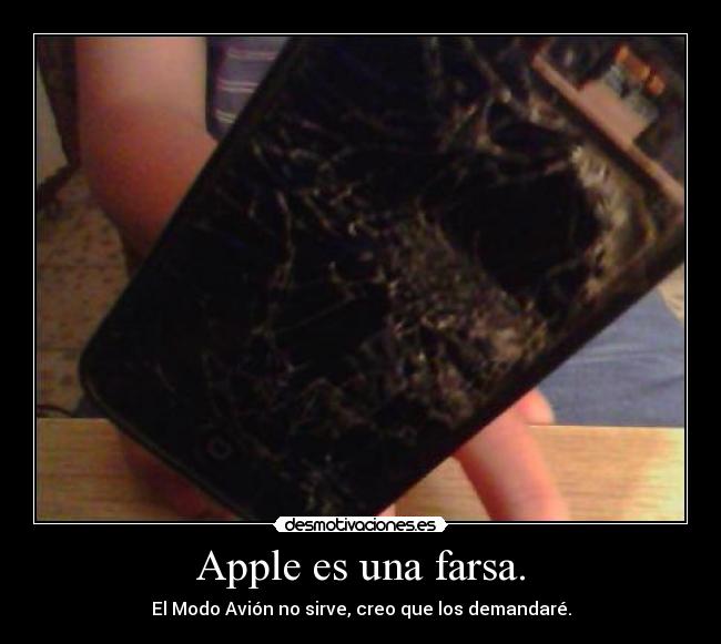 Apple es una farsa. -
