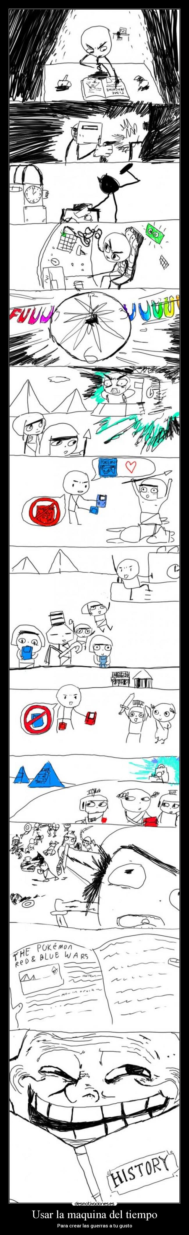 Usar la maquina del tiempo -