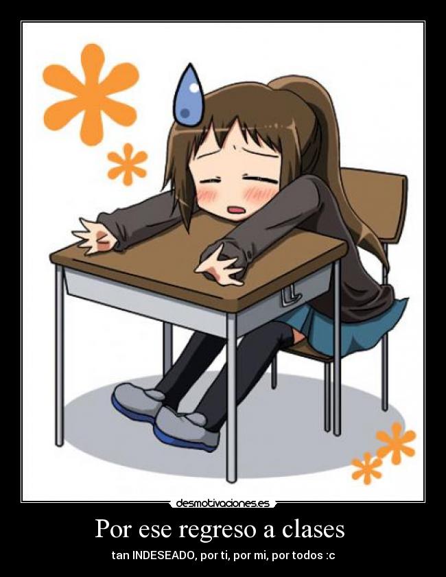 Por ese regreso a clases -