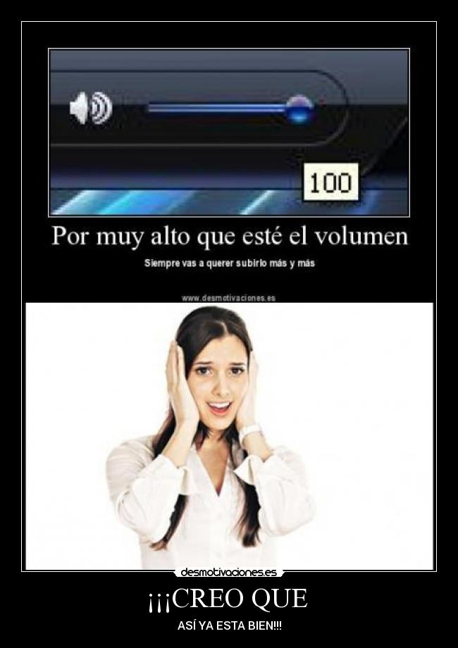 carteles volumen desmotivaciones