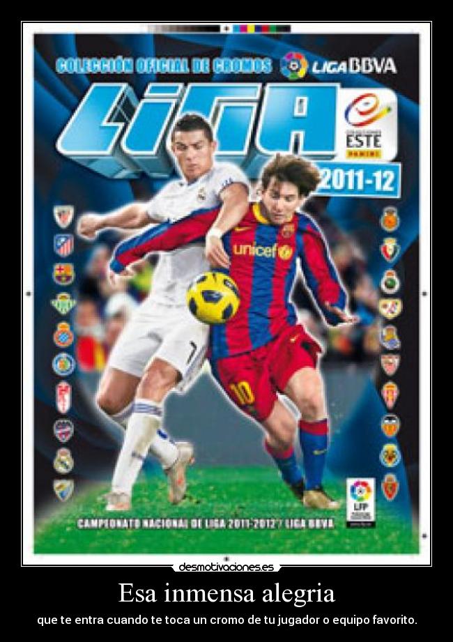 Esa inmensa alegria -