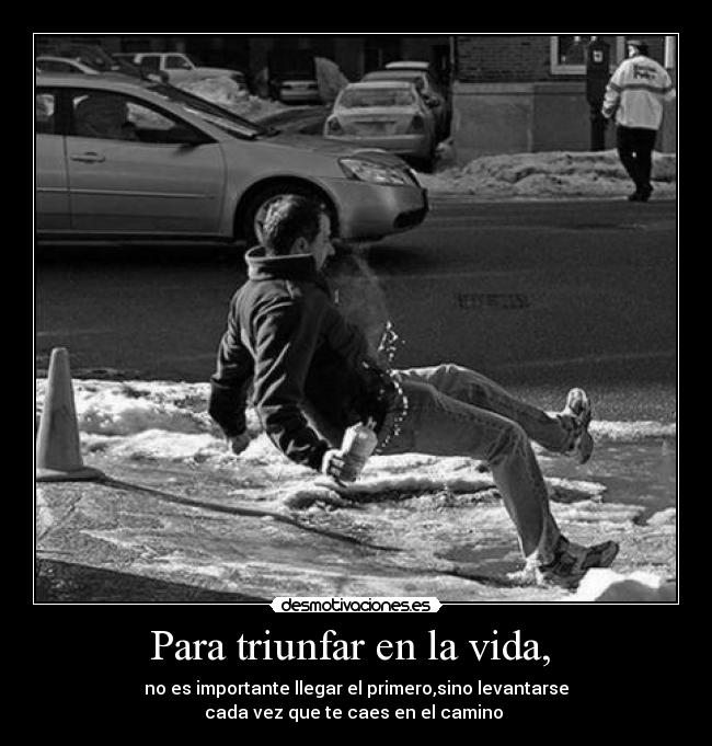 carteles vida para triunfar camino desmotivaciones