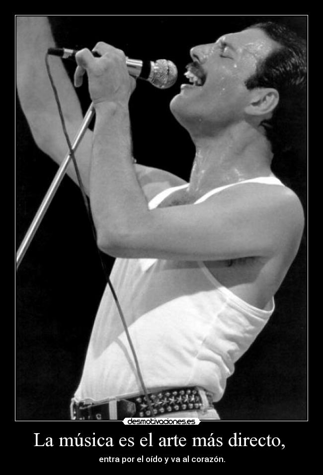 La música es el arte más directo,  - 
