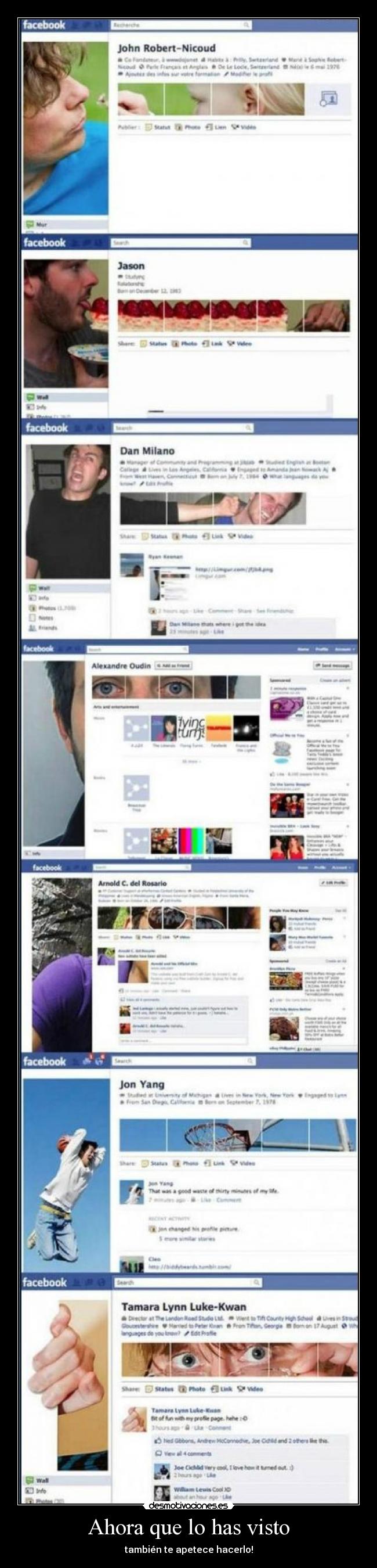 Ahora que lo has visto -