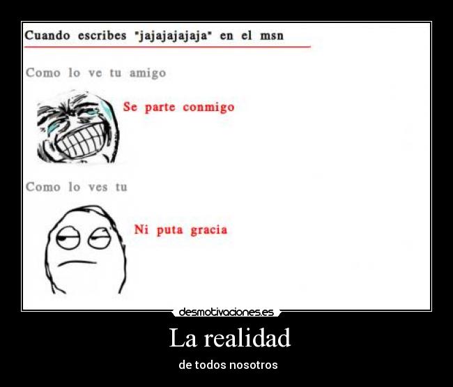 La realidad -