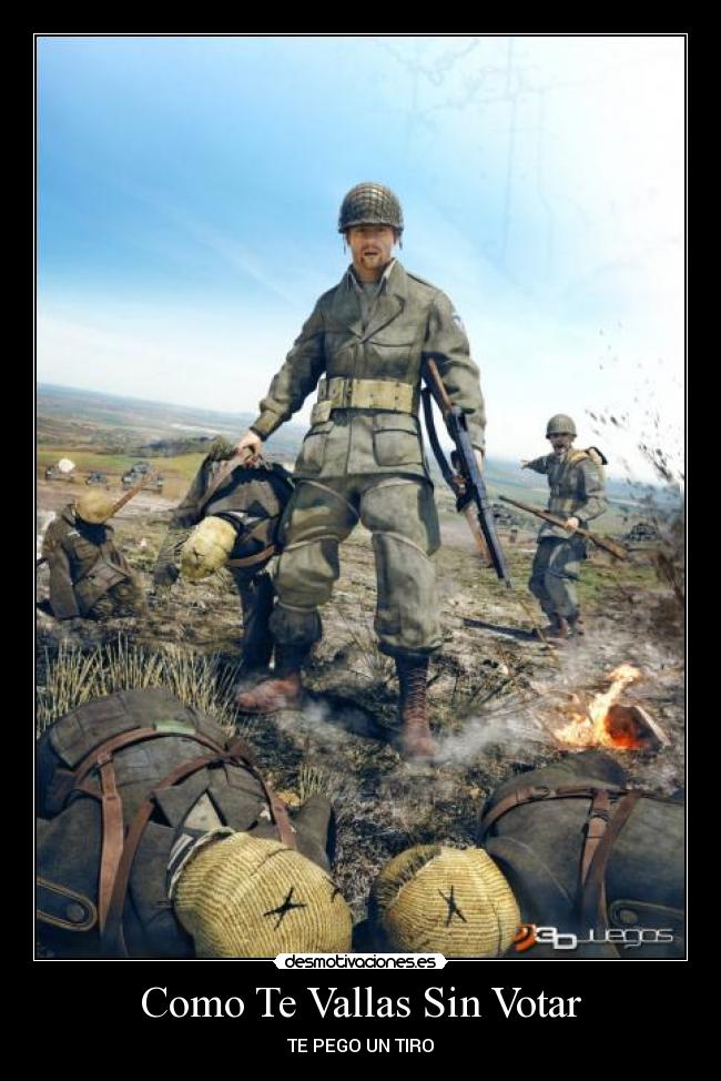 Como Te Vallas Sin Votar - TE PEGO UN TIRO