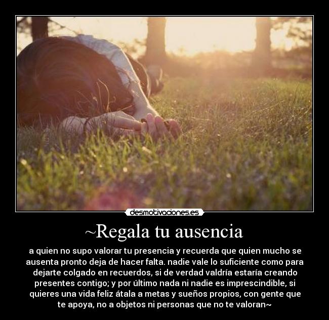 carteles ausencia regala ausencia desmotivaciones