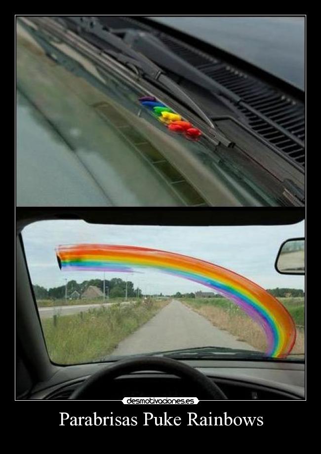 Parabrisas Puke Rainbows - 