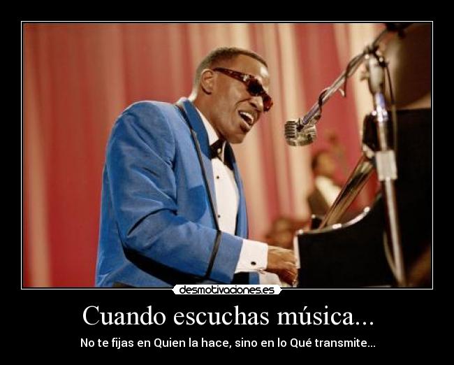 Cuando escuchas música... - 